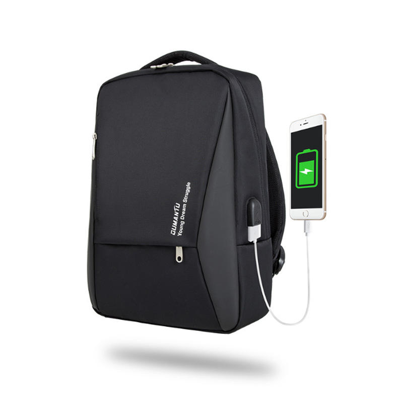 OUMANTU 14L USB Backpack Waterproof 15.6inch Laptop Bag Shoulder Bag