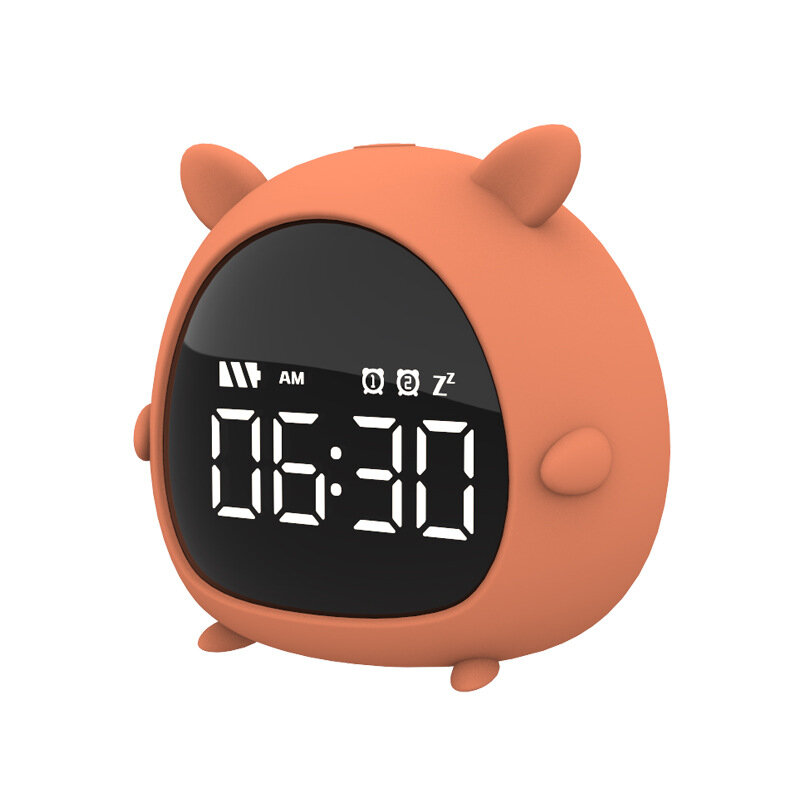 

Little Elf Alarm Часы Цифровой LED Настольный будильник Часы Повтор отсчета перезаряжаемый мультфильм Часы