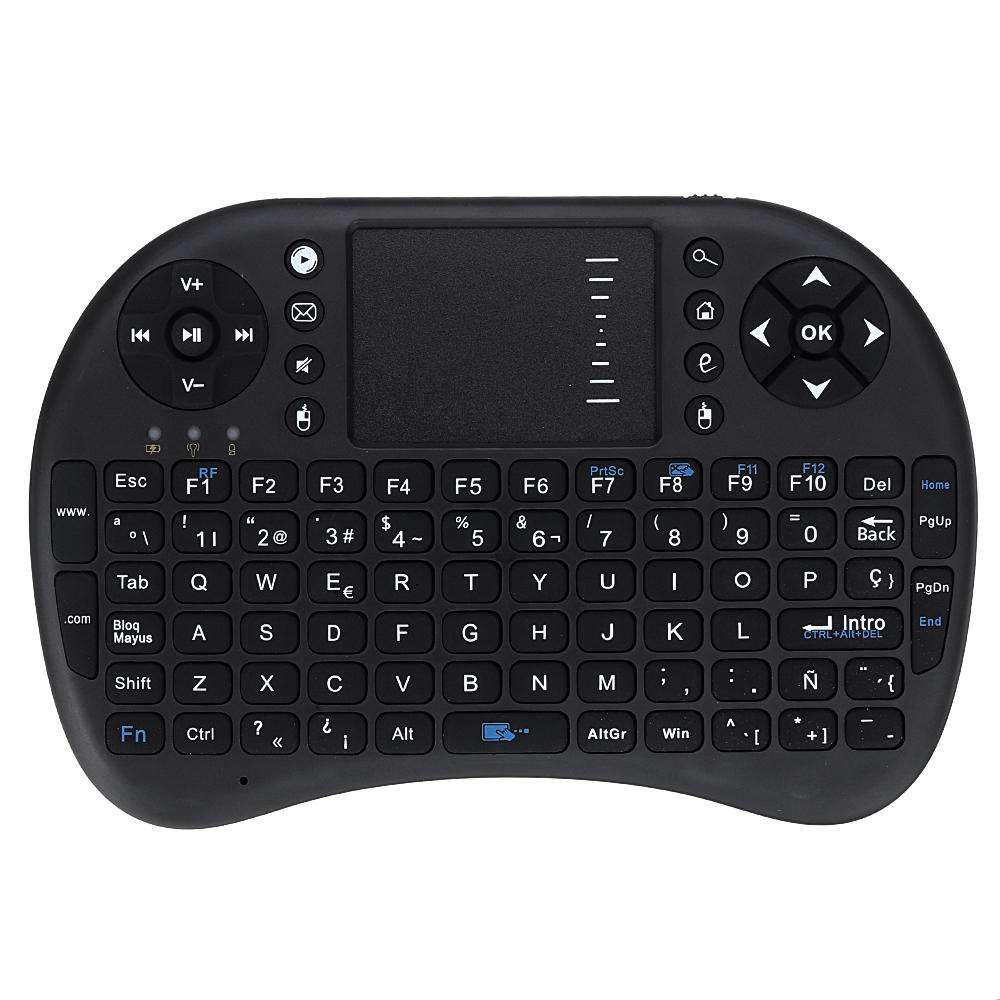 

UKB-500-RF 2.4G Wireless Spanish Mini Keyboard Touchpad Airmouse Air Mouse for TV Box Mini PC Computer