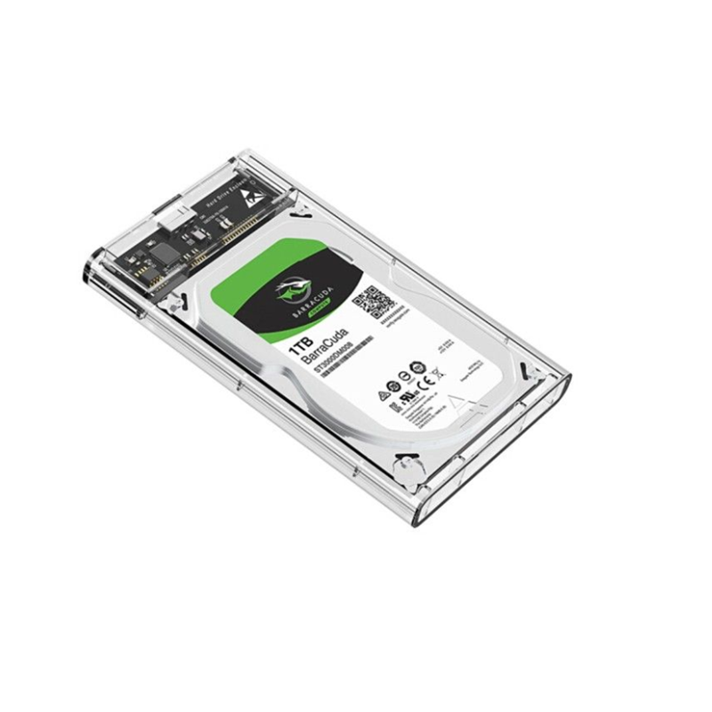 Biaze YP1 2.5インチUSB3.0からSATA3.0 HDD SSDハードドライブエンクロージャー透明5 Gbpsハードディスク外部ケースサポートUASP