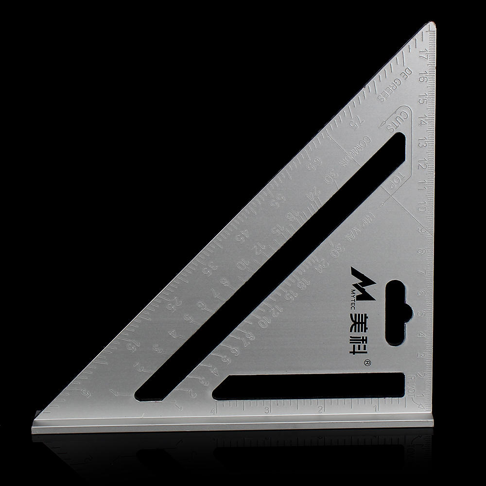 

265X188x188mm Metric Aluminum Alloy Speed Square Rafter Triangle Ruler Woodworking Carpenters Marking Tool