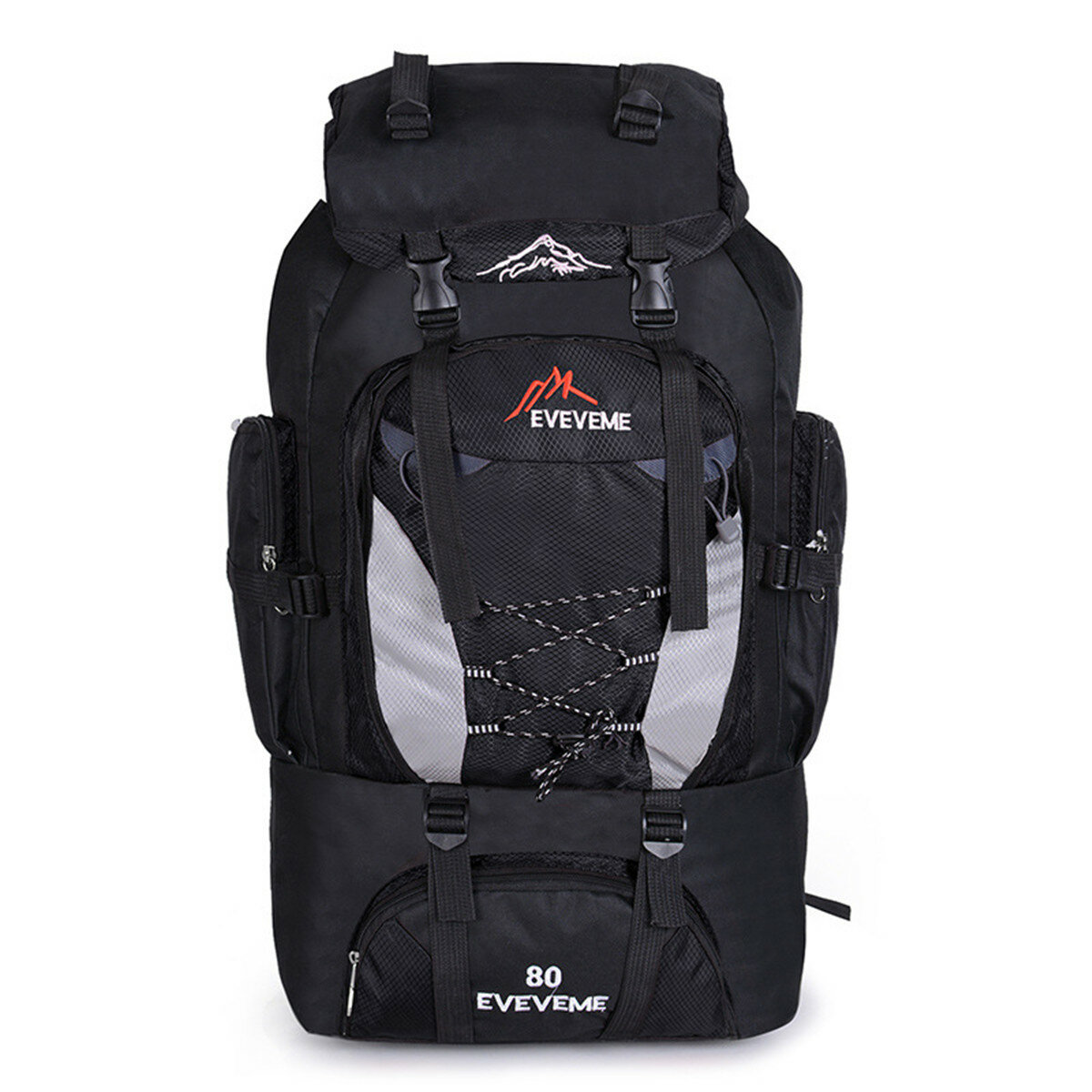 80L Waterproof Tactical Bag Backpack Outdoor Camping Traveling Rucksack Luggage Bag