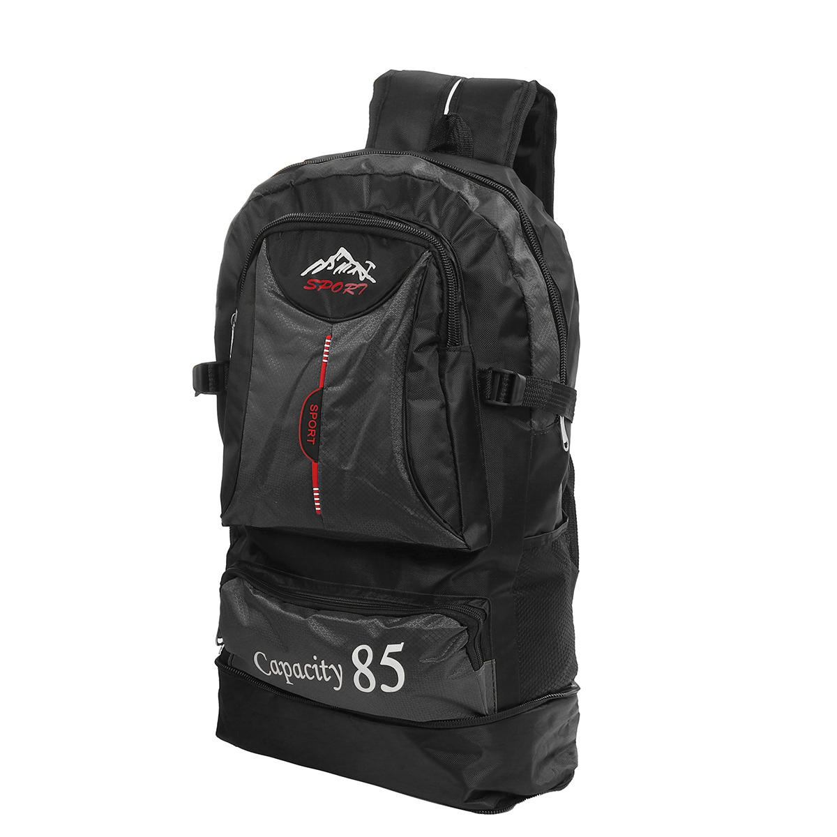 60L Outdoor Climbing Backpack Waterproof Nylon Rucksack Shoulder Bag Camping Hiking  