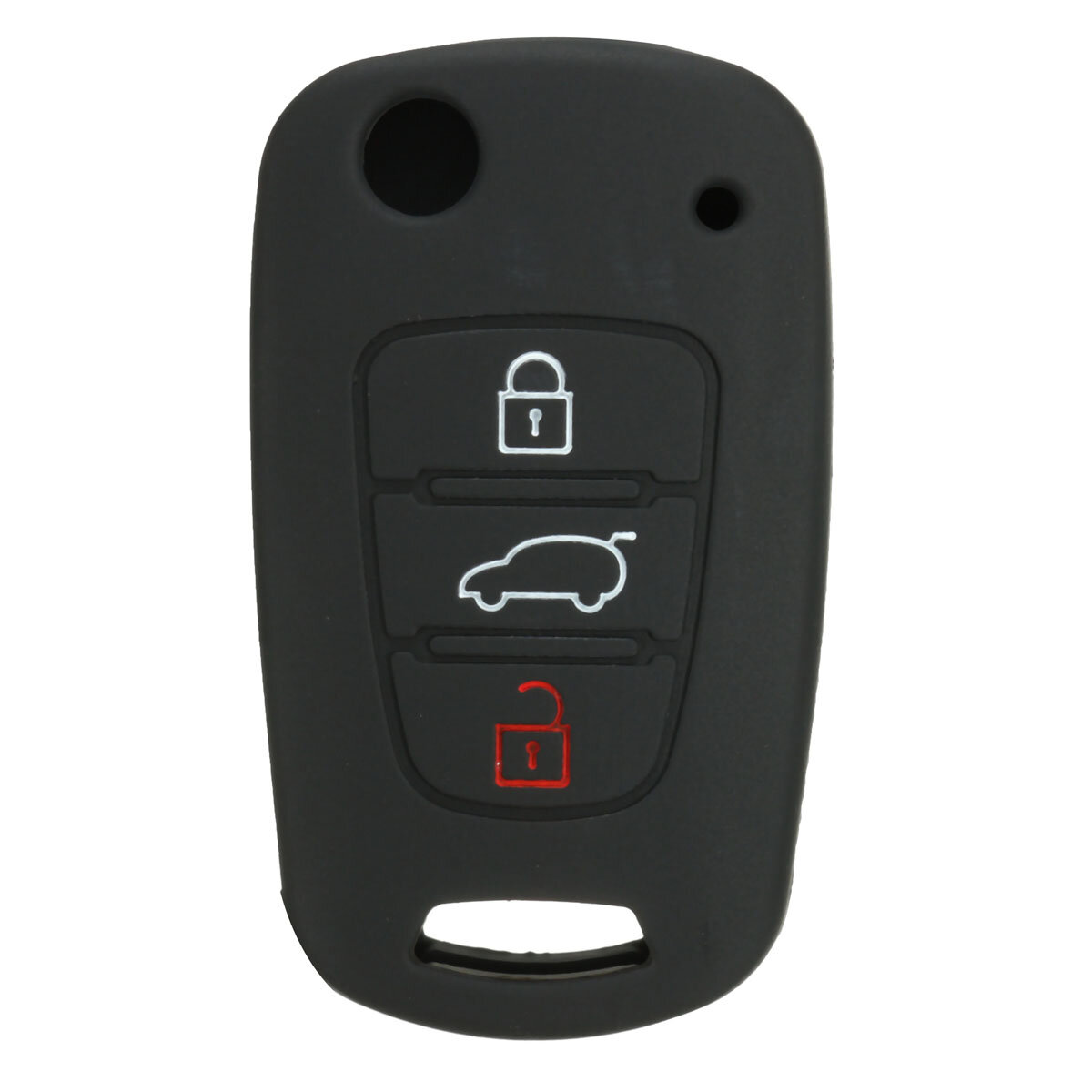 

Силиконовый Дистанционный флип-ключ Чехол Fob Cover 3 кнопки для Kia Sportage Soul Rio Авто 16 цветов