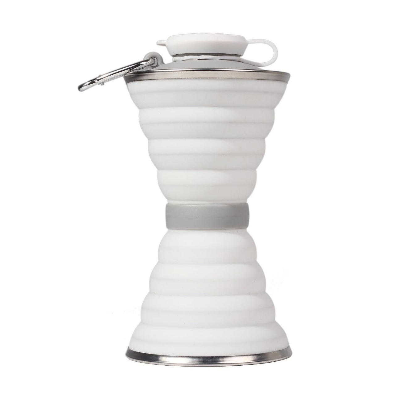 IPRee® 500мл Складная Силиконовый Бутылка с водой Телескопическая кружка Питьевая Чай Кофейная чашка Спортивный чайник для путешествий BPA Free 