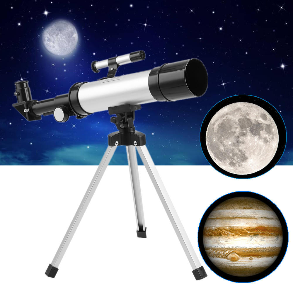 360x50mm Astronomical Telescope HD Refractive Monocular Spotting Scope With Tripod