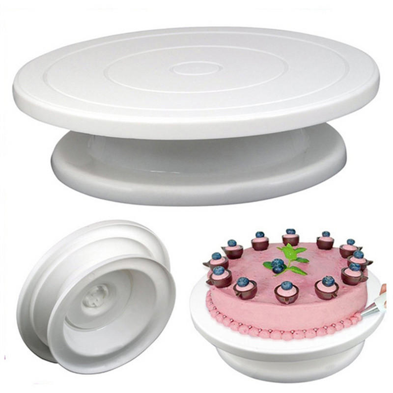 Image of Kuchen Plattenspieler Rotierenden Anti-Rutsch-Runde Kuchen Dekorieren Stehen Drehteller Kche DIY Backwerkzeug Backform