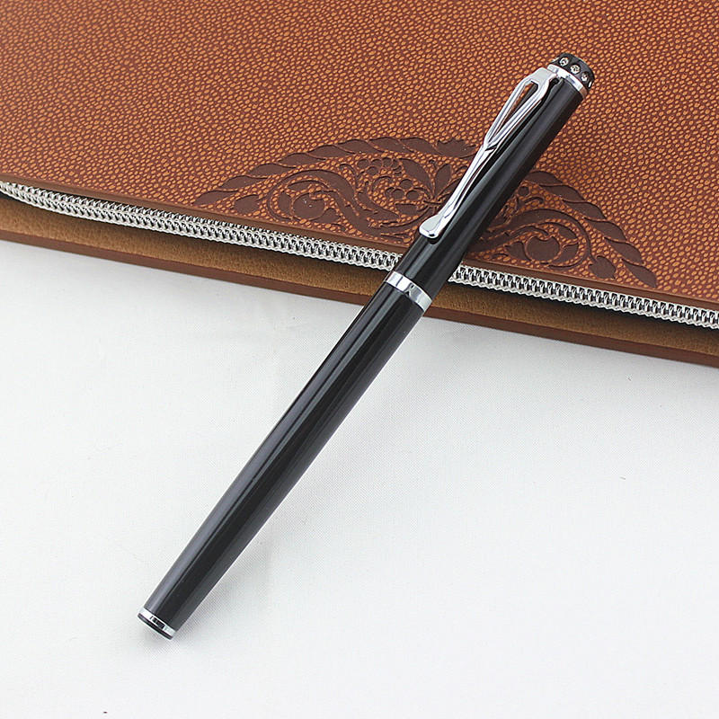 

Jinhao 301 Fountain Ручка 0.38 мм EF Nib Пишущие чернила Ручкаs Металл Роскошная каллиграфия Ручка Черный