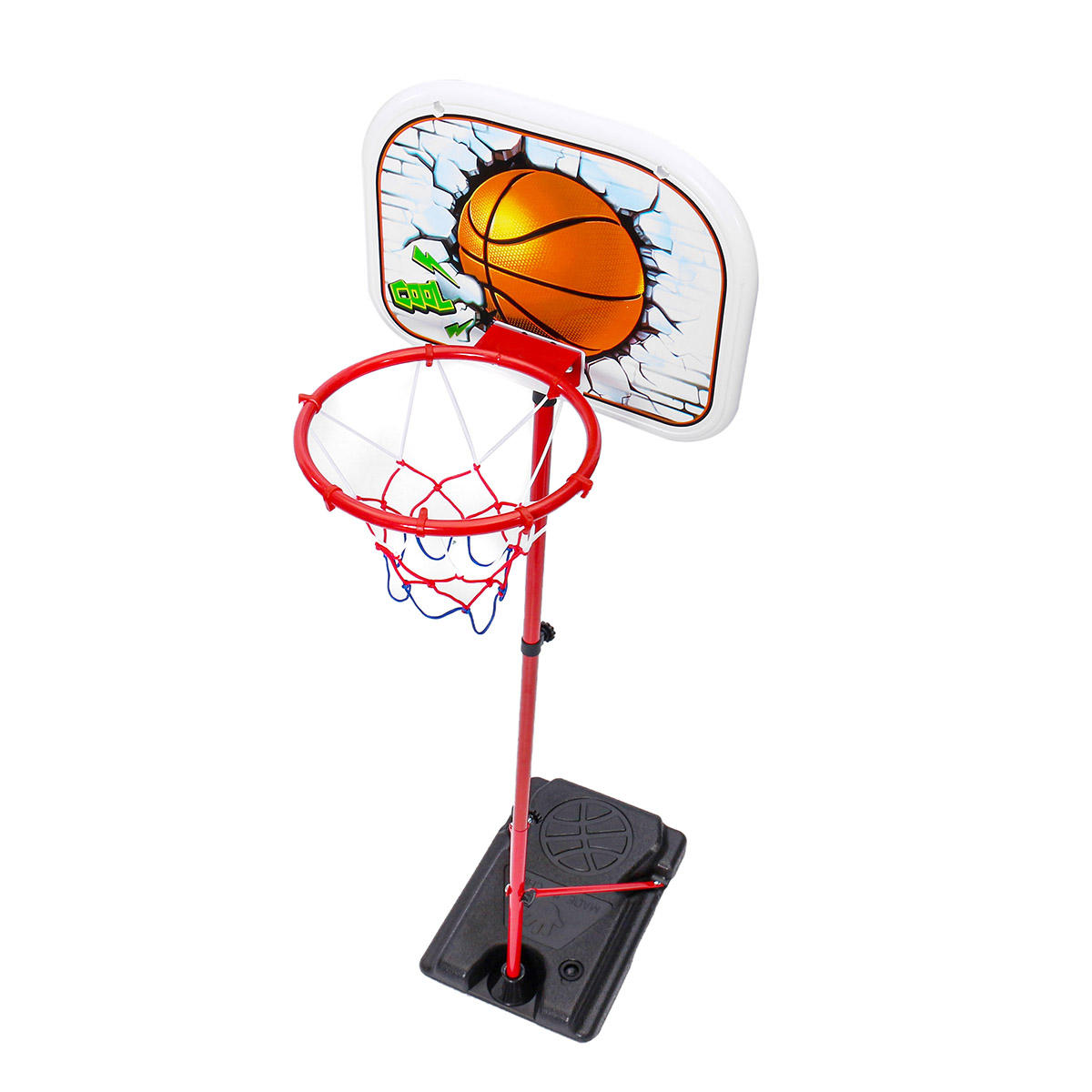 Liftable Tire Iron Frame Basketball Stand Children's Outdoor Indoor Sports Shooting Frame Toys