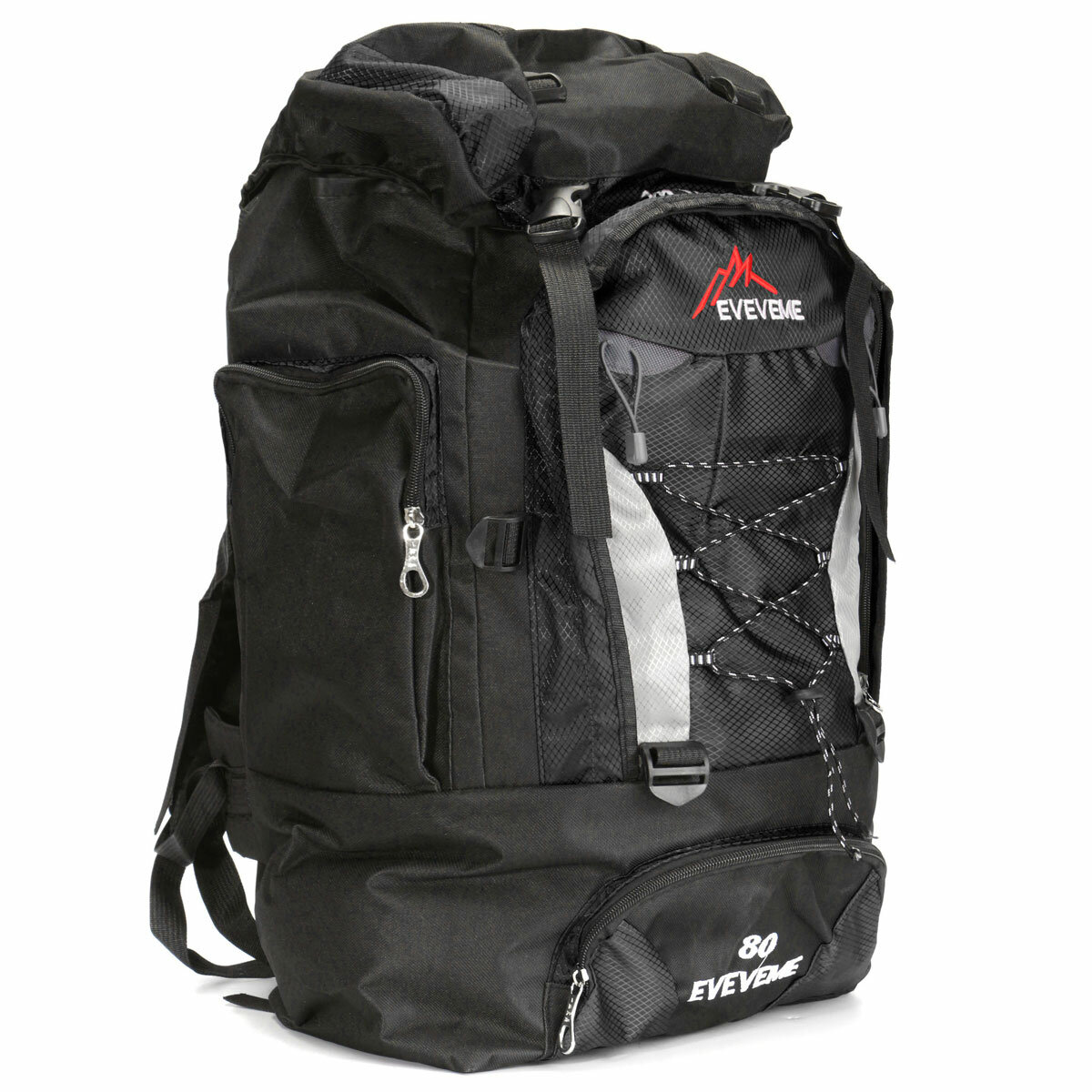 IPRee® 80L Unisex Μεγάλο αδιάβροχο σακίδιο πεζοπορίας Gear Bag Backpack Τσάντα αποσκευών για κάμπινγκ σε εξωτερικούς χώρους