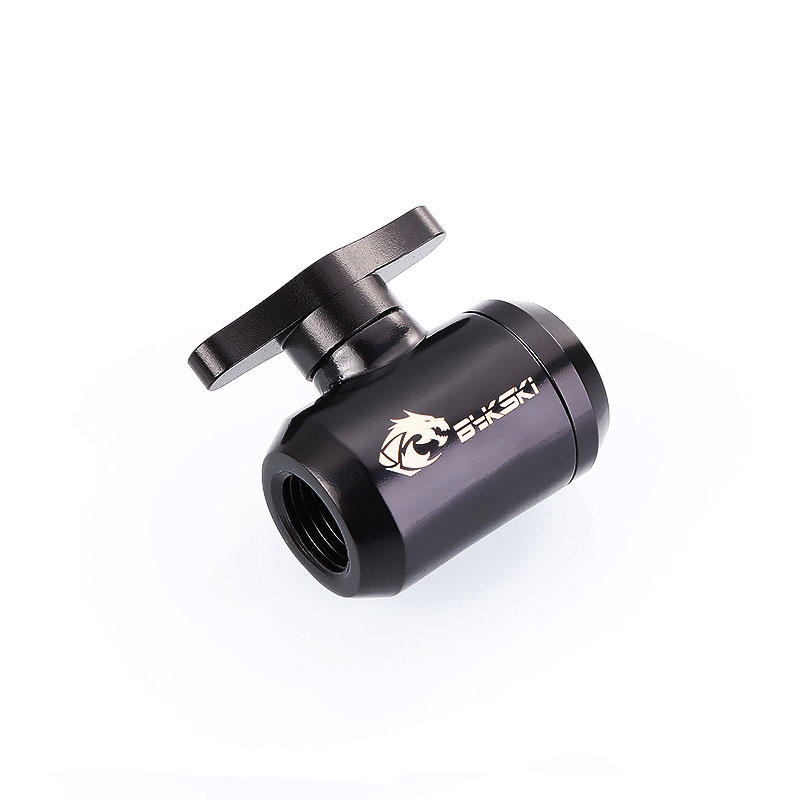 

BYKSKI B-DV-CE G1/4 Thread Female to Female Water Stop Fittings Rigid Tube Water Valve Joints PC Water Cooling Connector