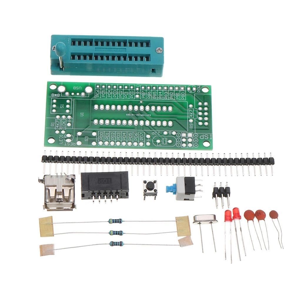 

3Pcs DIY Kit ATmega8 ATmega48 AVR Minimum System Development Board Kits Miniature Mini Electronic Suite Parts Without Ch