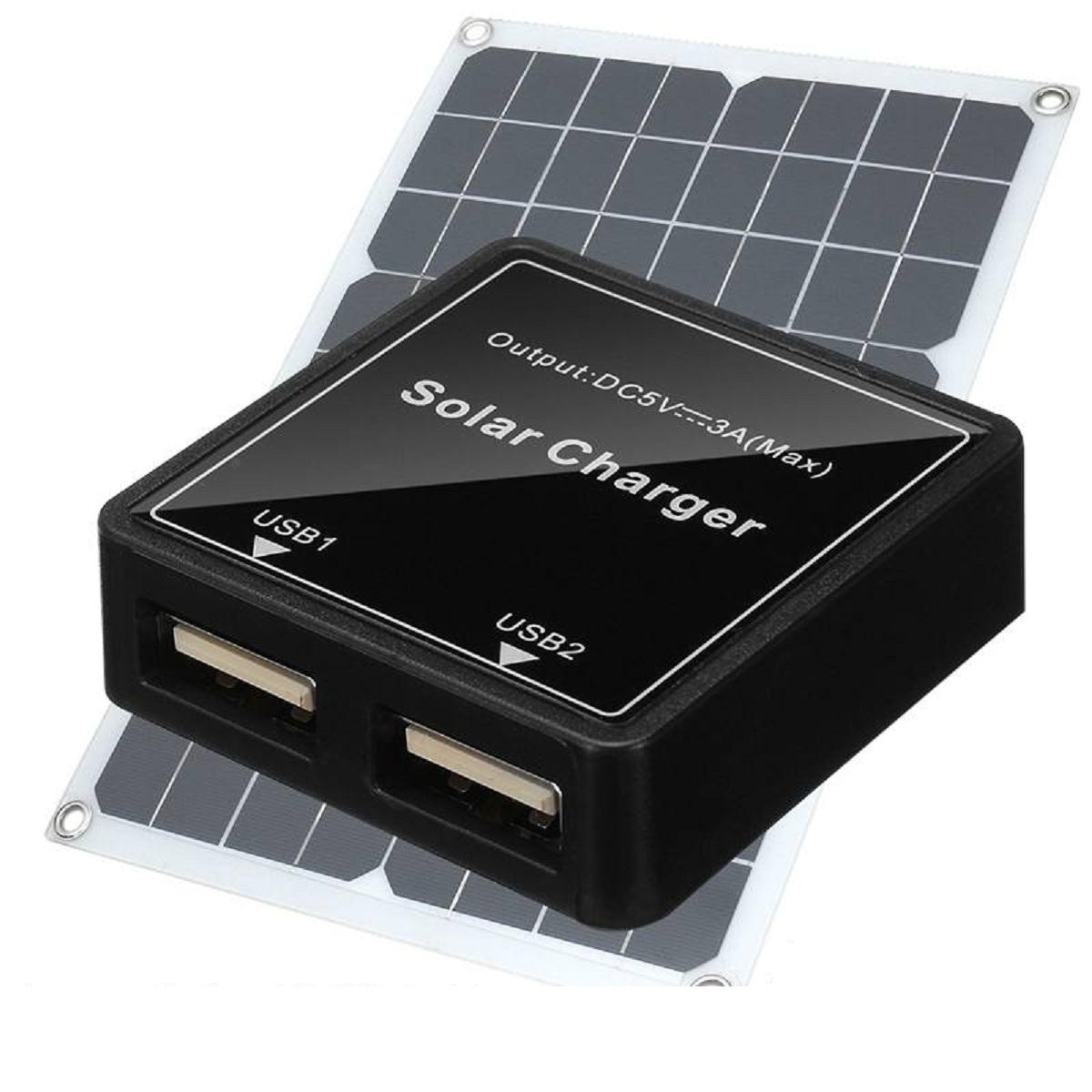 

5V 3A Dual USB Солнечная Панель Батарея Регулятор Мощность Контроллер заряда Черный