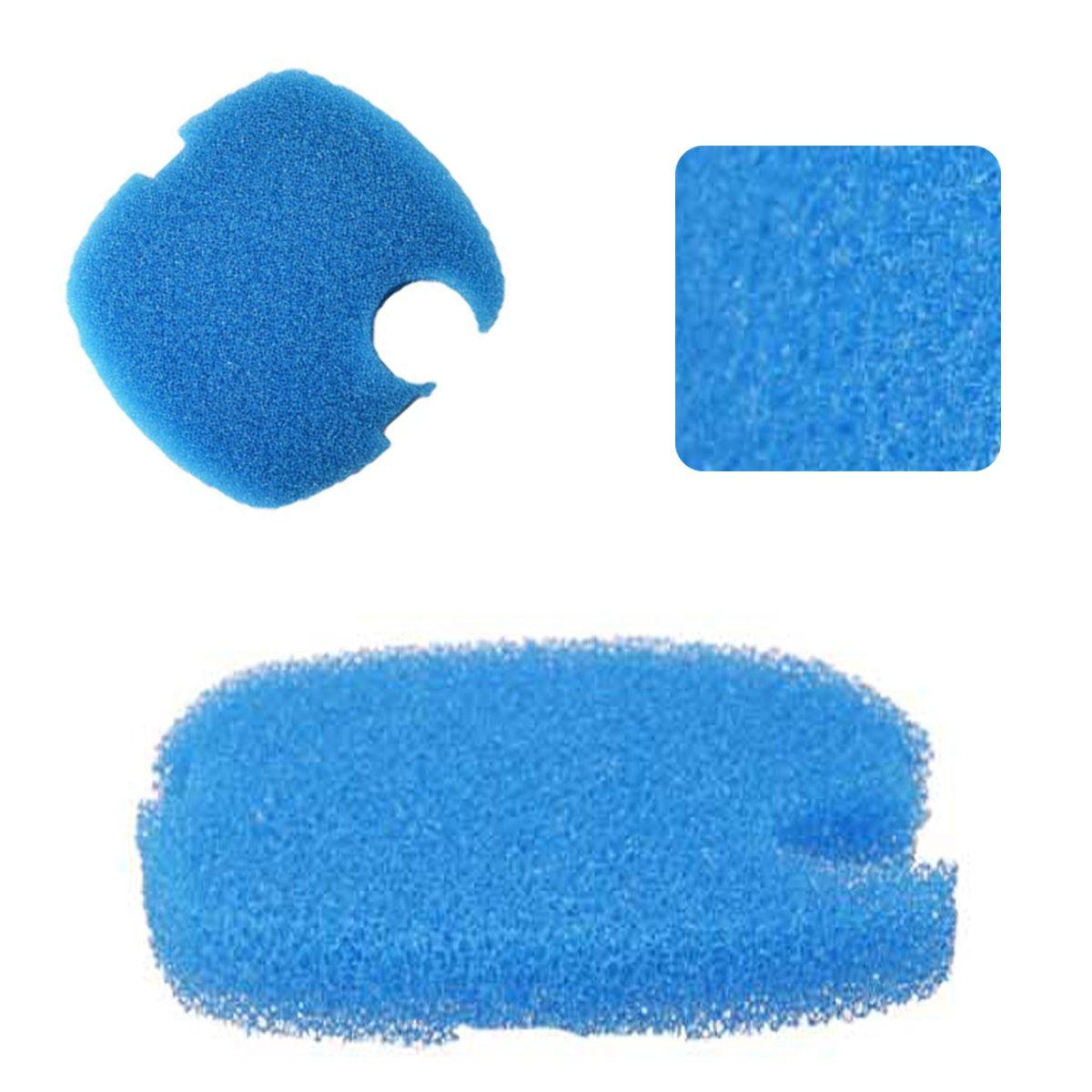 2 stuks biochemische blauwe filter schuim aquarium vervanging visvijver spons pad