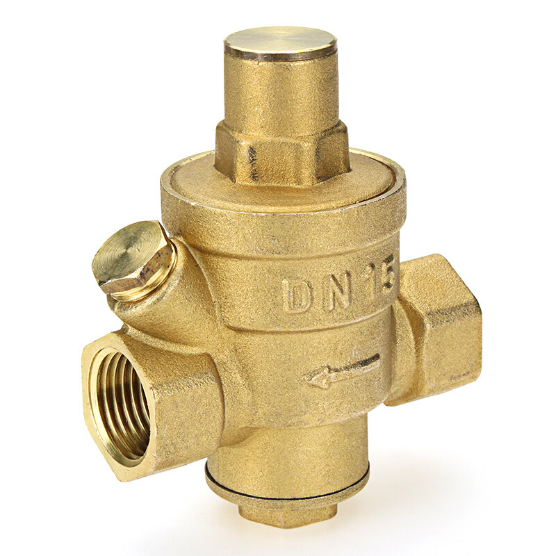 TMOK Brass Adjustable Water Heater Pressure Reducing Valve 1/2" 3/4" 1" 1-1/4" 1-1/2" 2" Safety Reli