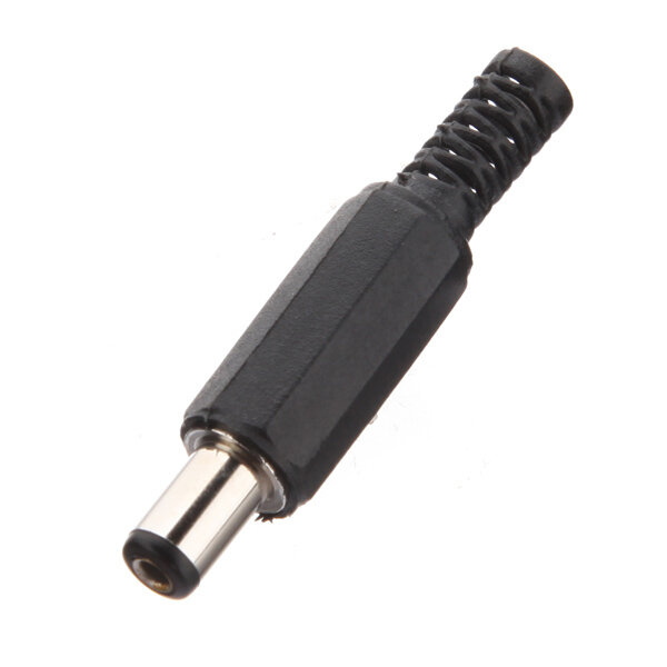 10x connectors for CCTV 2.5mm/5.5mm with Black color tip male DC power plu J7 
