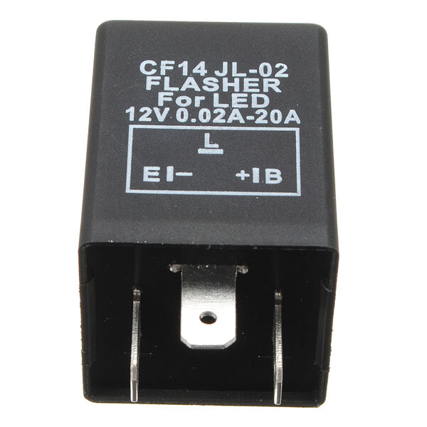 Auto Motorfiets 12V Elektronische LED Relais Fix Blinker Flasher Indicator