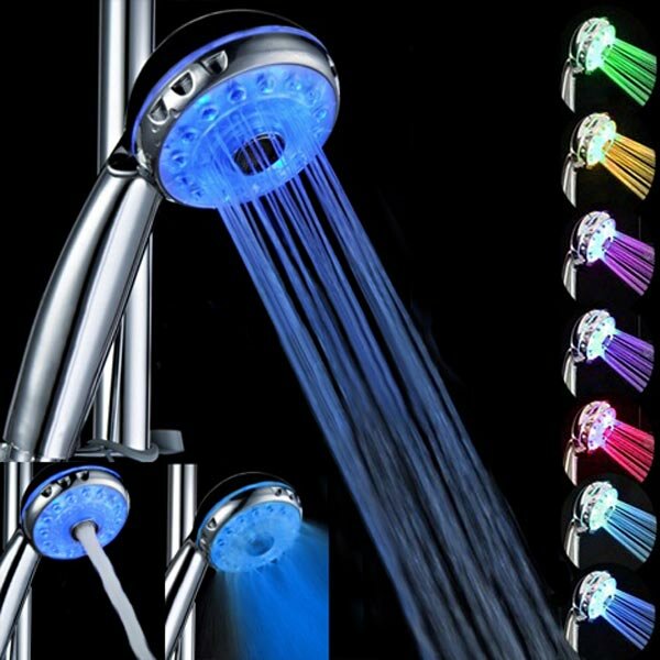 Magic Automatic 7 Color Water LEDLights Shower Head