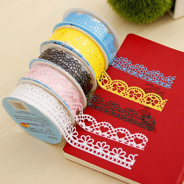 Decorative Lace Tape Hollowed Out Lace Adhesive Tape Adhesive Stickers