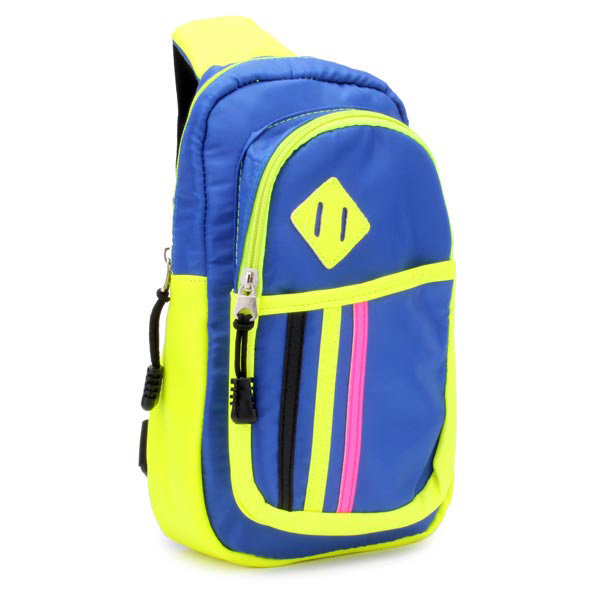 Men And Women Casual Sports Bags Block Color Chest Bags Shoulder Bags