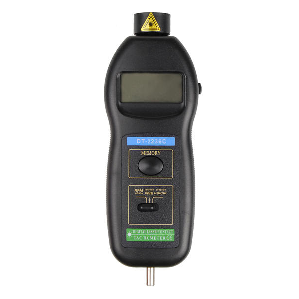 DT2236C Digitale laser RPM-toerenteller Contactmeetinstrument