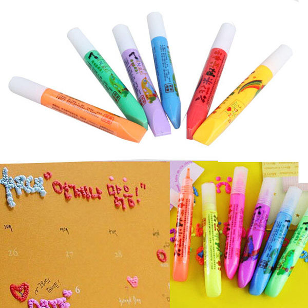 DIY Stationery Popcorn Paint Pen Colors Pen Graffiti Bubbles Pen 