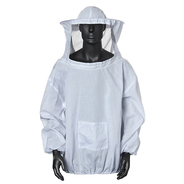 Beekeeping Suit Jacket Veil en Bee Hat Dress Smock Uitrusting Bescherming