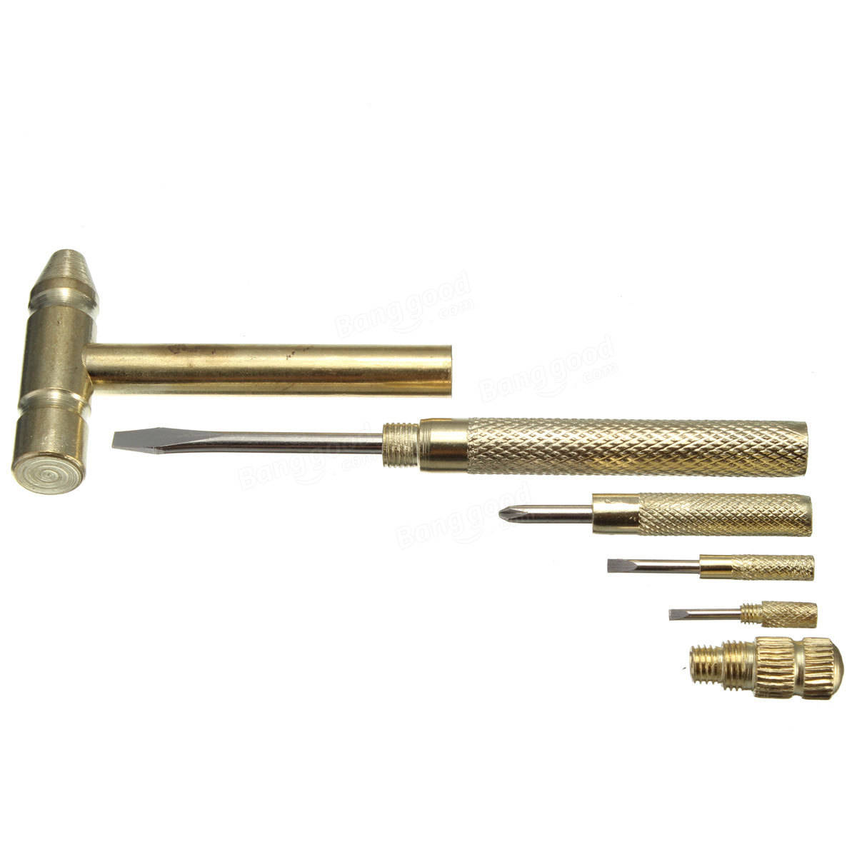 Micro Mini Copper Hammer Portable 4 Kinds Models Screwdrivers DIY Tools 