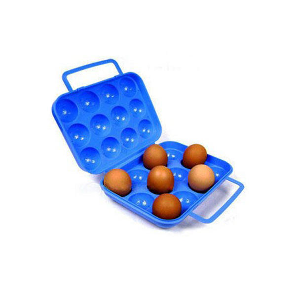12 Grids draagbaar Plastic Stackable Egg Holder Case For Camping Pinic