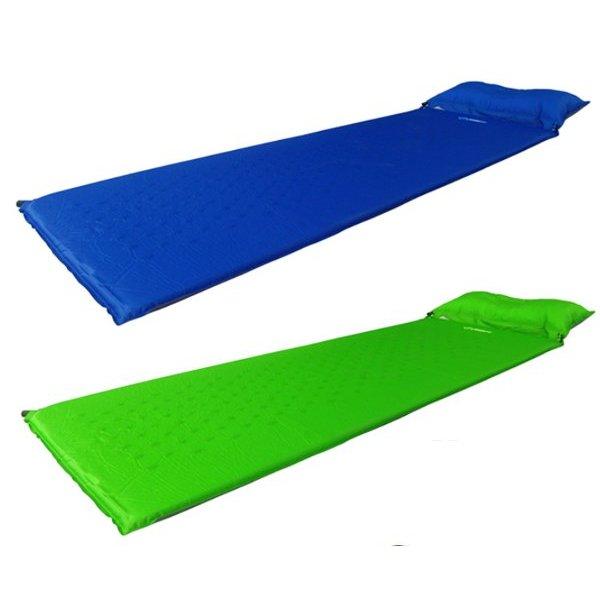 Automatic Air Mattress Air Pillow Waterproof Bag Three-pieces BLUE FIELD