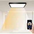 [EU Direct] MARPOU Tuya Smart LED Ceiling Lamp Wood Grain App Voi…