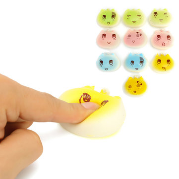 1PCS Newest Kawaii Face Simulate Colorful Cartoon Totoro Squishy Toy Stress Reliever Phone Chain