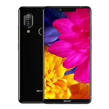 £154.72 23% SHARP AQUOS S3 Global Version 6 Inch FHD+ NFC 3200mAh 13.0MP+12.0MP Dual Rear Cameras 4GB 64GB Snapdragon 630 4G Smartphone Smartphones from Mobile Phones & Accessories on banggood.com
