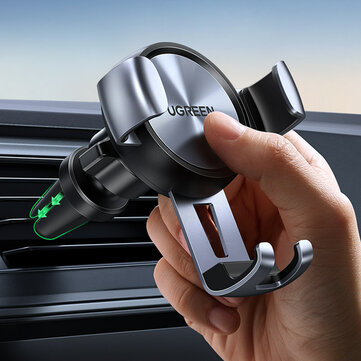 UGREEN LP130 Gravity Car Phone Holder Support Phone Stand Auto Vent Mount Gravity Holder Stand for iPhone 14 13 Pro for Samsung for Xiaomi