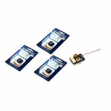 AEORC 3PCS Micro 1.7g Anolog Servo With RX14 Mini 4CH Receiver Integrated 5A/1S Brushed ESC for Micro Indoor Airplane Support S-FHSS DSMX/2 Frsky D16 FlySky AFHDS 2A