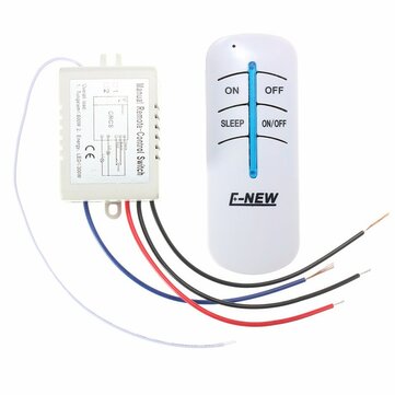 One Ways ON/OFF LED Light Lamp Digital Wireless Remote Control Switch for House 