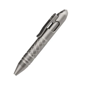 EDC Stainless Steel Spring Retractable Ballpoint Pen Tactical Survival tool  P73