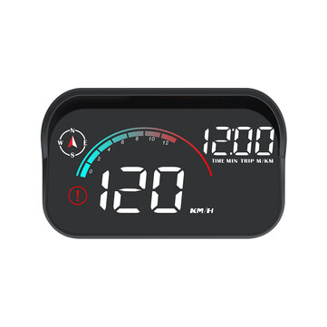 Universal Car Head Up Display HUD Digital GPS Speedometer Projector Screen Dashboard Odometer with Overspeed Alarm For All Cars