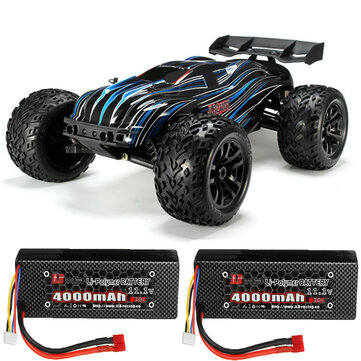 JLB Racing CHEETAH w/ 2 Battery 120A Upgraded 1/10 2.4G 4WD 80km/h Brushless RC Car Truggy 21101 RTR Model