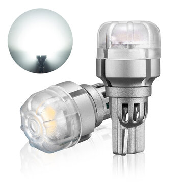 NOVSIGHT Pair 12V T15 LED Light Bulb 3020SMD Turn Signal Bulb 2W 256LM White Light Brake Reversing Lamp