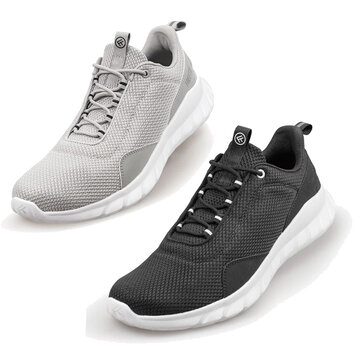 men's casual shoes male breathable light knitted sports casual sneaker