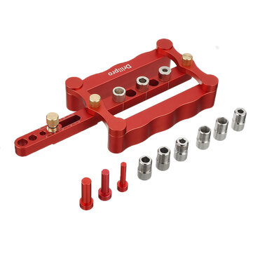 Drillpro Self Centering Dowelling Jig for Metric Dowels 6/8/10mm Precise Punch Locator Drilling Tools