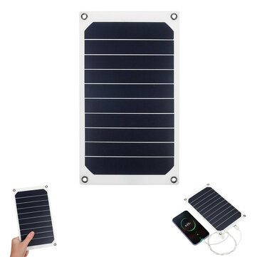 6W 6V 1.2A USB Charger Photovoltaic Charging Sunpower-Cells Solar Panel Power Bank...