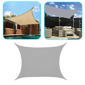 5x5m Oxford Cloth Sun Shade Sail Tent UV Protection Canopy Rain Protection Outdoor Camping Garden