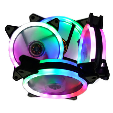 3Pin 4Pin LED RGB Cooling Fan 120mm DC 12V Brushless PC Cooler For Computer Case