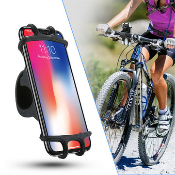 RAXFLY Elastic Adjustable Buckle Bicycle Bike Handlebar Mount Phone Holder for Xiaomi Mobile Phone