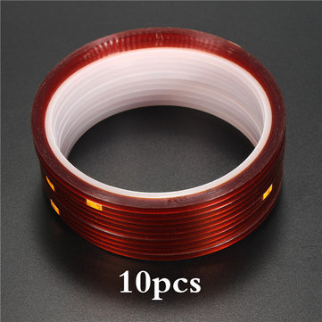 10pcs 3mmx33m Heat Resistant Heat Press Tape Insulating Tape