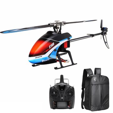 Eachine E160 6CH Dual Brushless 3D6G System Flybarless RC Helicopter RTF with E160 Backpack
