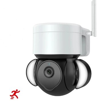 SHIWOJIA 5MP Wifi Outdoor IP Camera Tuya Smart Auto Tracking Human Detection Wireless CCTV Surveillance Courtyard Camera/ Smart Light/ IP66 Waterproof
