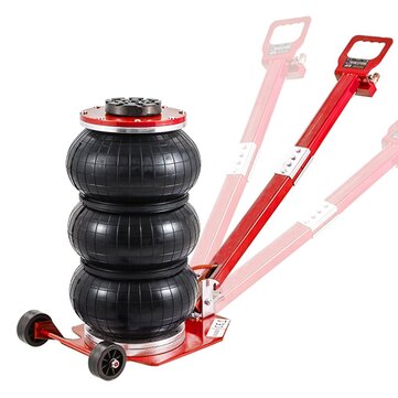 iMars Air Jack 3 Ton/6600 lbs Air Bag Jack with Six Steel Pipes 15.75 inch/400 mm Lift up Fast Lifting Pneumatic Jack with Adjustable Long Handle for Cars Garages Repair
